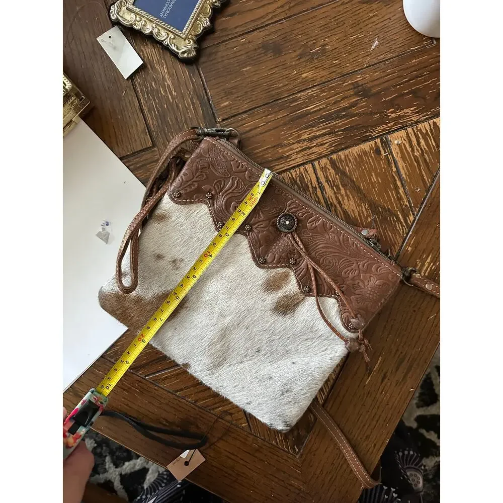 Myra bag Western horse hair purse crossbody handbag rustic Yellowstone women bag
